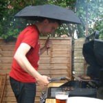 barbecue sous la pluie