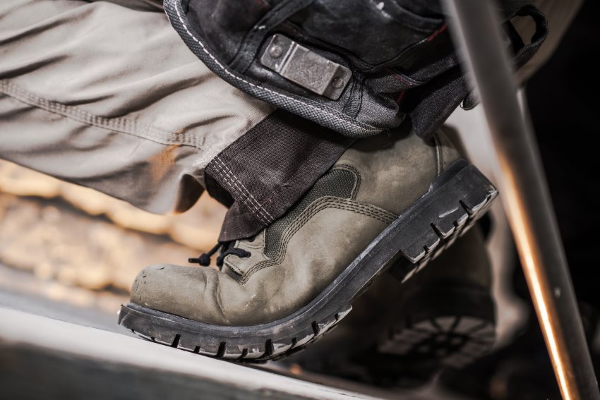 Des chaussures de sécurité pour éviter de se blesser