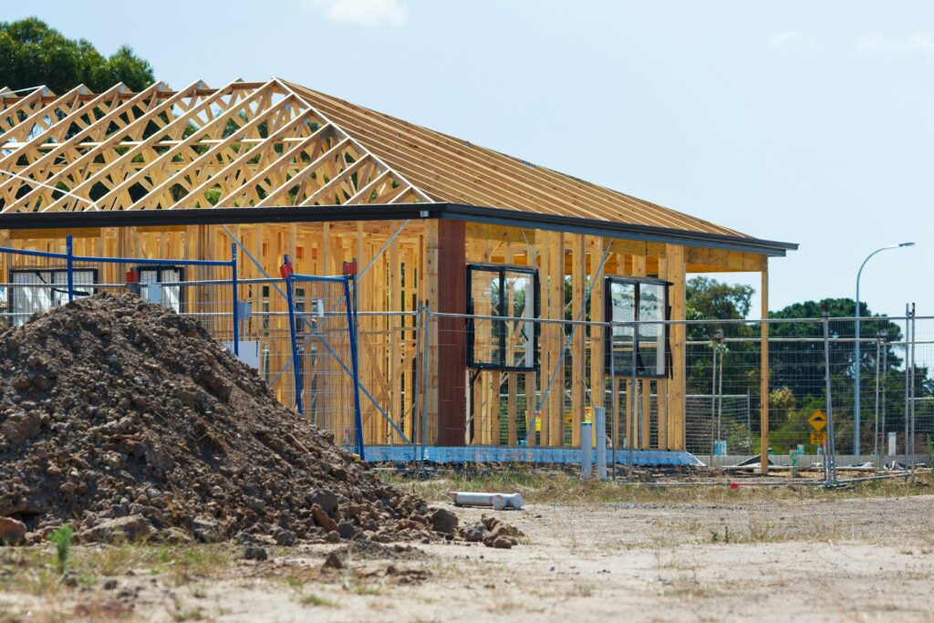 chantier construction maison