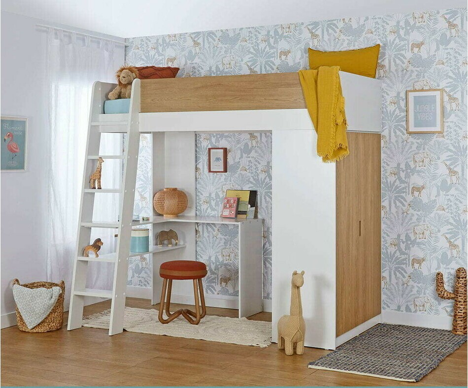 lit mezzanine chambre enfant