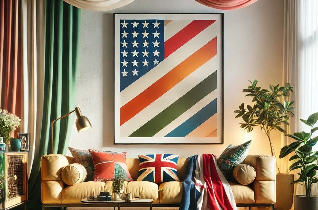 intégrer des drapeaux dans sa décoration intérieure