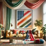 intégrer des drapeaux dans sa décoration intérieure